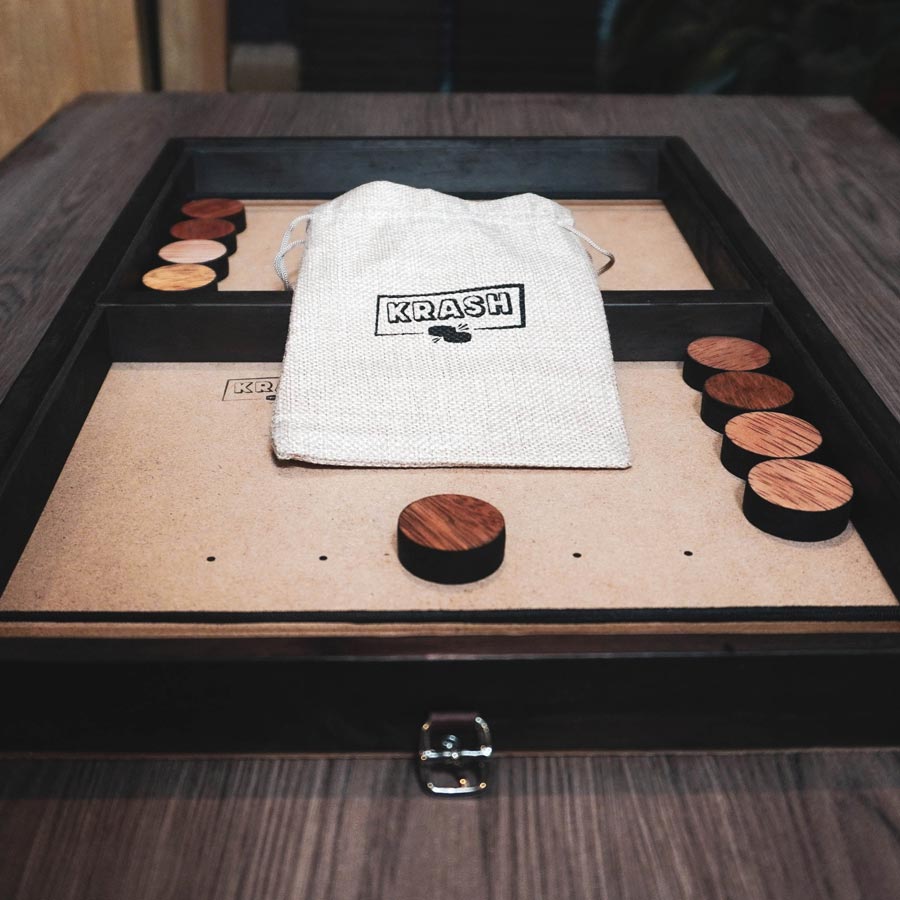 juego krash tablero fichas bolsa